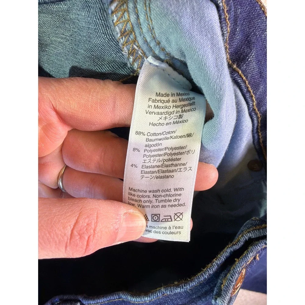 Madewell Jeans Women's‎ 32T (Fits 34x31) Blue Denim High Rise Skinny Button Fly